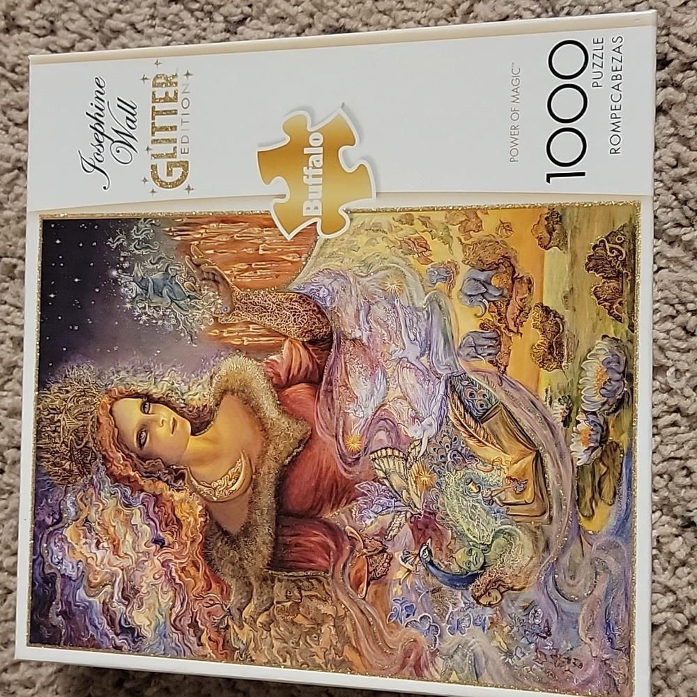 New In Box 1000 pieces Josephine Wall POWER OF MAGIC glitter edition puzzle